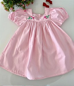 Vestido Alice bordado a mão