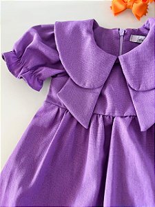Vestido Infantil com gola Isabela