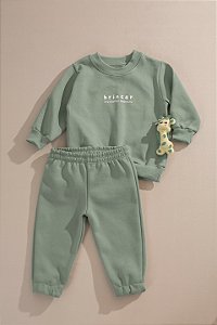 Conjunto Moletom Peluciado  MENTA