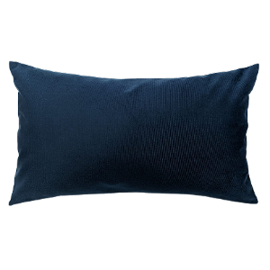 Almofada Baguete 30x50 Deminas- Suede Premium  - Azul Petróleo