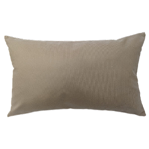 Almofada Baguete 30x50 Deminas- Suede Premium  - Nude