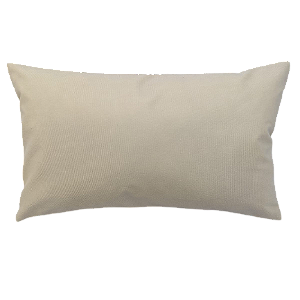 Almofada Baguete 30x50 Deminas- Suede Premium  - Off