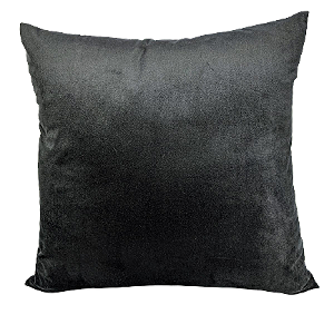 Capa de almofada Decorativa Deminas 45x45 - Veludo Inca - Preto