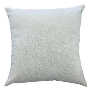 Capa de Almofada Decorativa Deminas 45x45 - Coleção Natural- Boucle Lisa Off