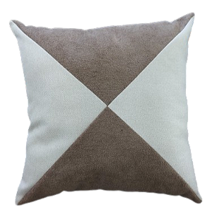 Capa de Almofada Decorativa Deminas 45x45 - Coleção Natural- Boucle Marrom