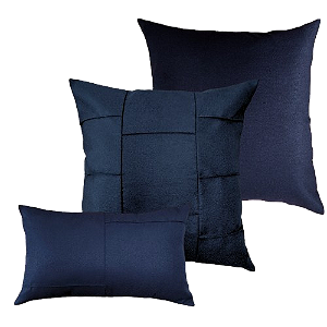 Kit 3 Capas de Almofadas Decorativas Deminas 50x50 - Coleção Indigo