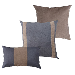 Kit 3 Capas de Almofadas Decorativas Deminas 50x50 - Coleção London