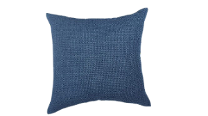 Almofada Decorativa 45x45 Deminas - Coleção Texturas - Linho Trama Azul