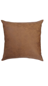 Almofada Decorativa 50X50 Deminas - Coleção Texturas -Courvin Marrom