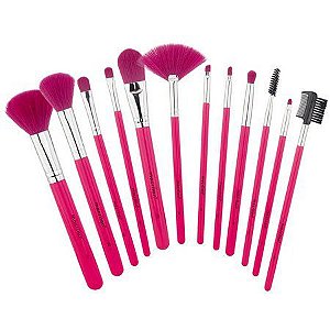 KIT DE PINCEIS NEON ROSA MACRILAN