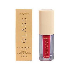 BATOM LIQUIDO VELVETY GLASS RUBY ROSE
