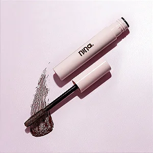 MÁSCARA DE CÍLIOS BROWN PANTENOL LASHES ALONGA E DEFINE - NINA MAKEUP