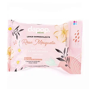 LENÇO DEMAQUILANTE DE ROSA MOSQUETA - DAPOP