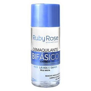 DEMAQUILANTE BIFÁSICO EXPRESS PELE MISTA RUBY ROSE
