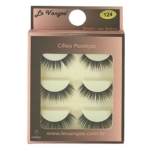 CÍLIOS POSTIÇOS  124 LE VANGEE (3 PARES)