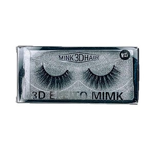 CÍLIOS POSTIÇOS MINK 3D HAIR M123 REAL LOVE