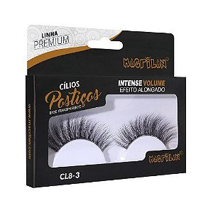 CILIOS POSTIÇOS LINHA PREMIUM CL8-3 MACRILAN