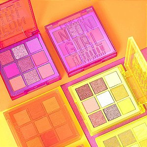 Paleta de Sombras Neon Girl Eyeshadow - PINK 21 COSMETICS