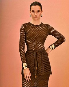 Blusa Malha Tela