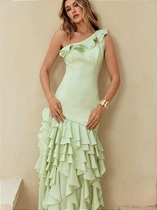 Vestido Festa Babado