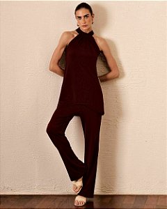 Conjunto Jersey Laço Costas