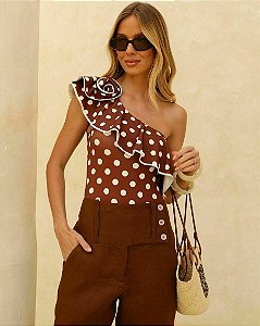 Body Flor Lateral Poá