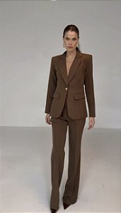 Conjunto Alfaiataria Marrom