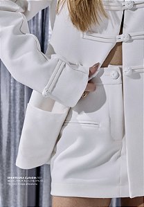 Short Saia Cláudia Off White