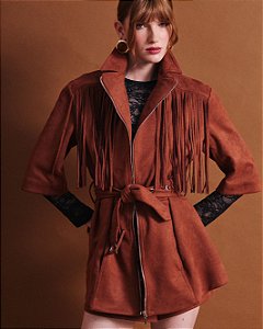 Parka Suede Franjas