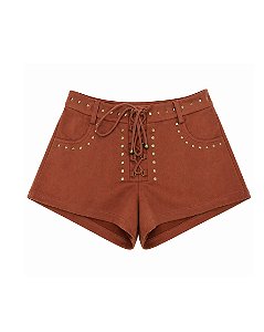 Short Suede Tacheado