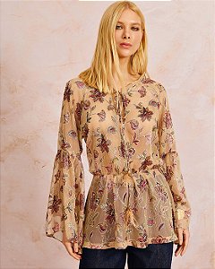 Bata Floral Fio Lurex