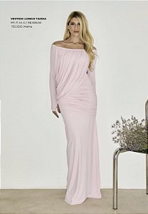 Vestido Longo Taíssa Rosa