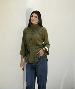 Blusa Ava Verde Oliva