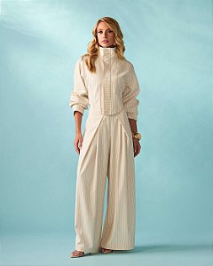 Calça Isabely Alfaiataria Risca de Giz