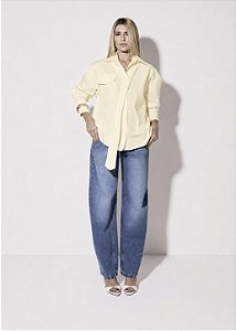 Camisa Tricoline com Gravata