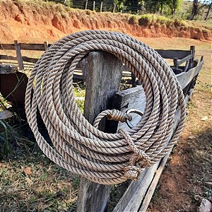 Laço Torcido Champanhe Poli 10 Metros Argola de Ferro