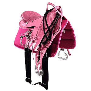 Sela Australiana De Arco Rosa Inox Luxo + Acessórios