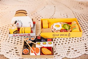 Combo lanche + torradeira + sushi