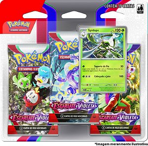 Jogo de Cartas Pokémon - Blister Triplo - EV - Evoluções em Paldea