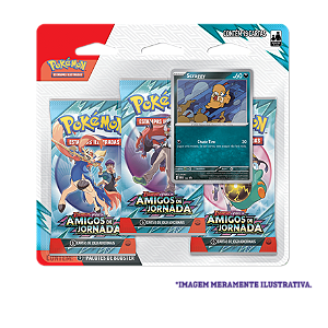 Pokémon Blister Triplo EV9 - Amigos de Jornada -Scraggy