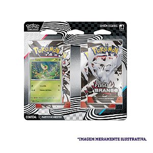 Pokémon Blister Quádruplo EV10.5 - Raio Preto e Fogo Branco - Snivy