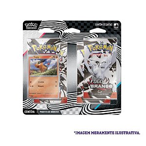 Pokémon Blister Quádruplo EV10.5 - Raio Preto e Fogo Branco - Tepig