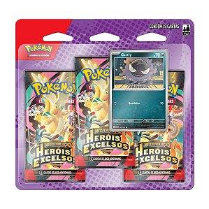 Pokémon Blister Triplo - ME02.5 - Herois Excelsos - Gastly