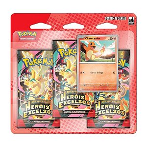 Pokémon Blister Triplo - ME02.5 - Herois Excelsos - Charmander