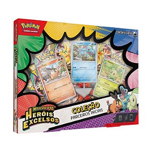 Pokémon Box Coleção Parceiros Iniciais - Herois Excelsos