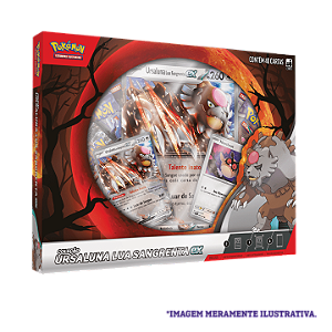 Pokémon Box Ursaluna Lua Sangrenta ex