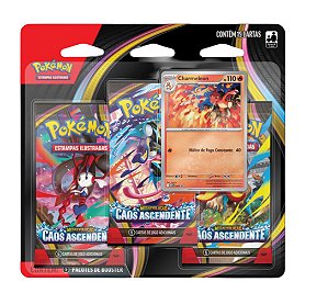 Pokémon Blister Triplo ME04 Caos Ascendente - Charmeleon
