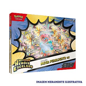 Pokémon Box Mega Feraligatr - Heróis Excelsos