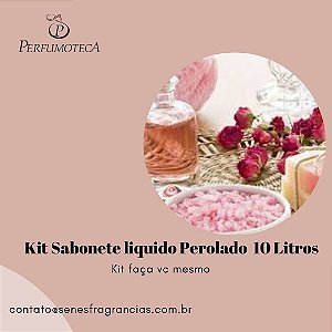 Kit Sabonete Liquido Perolado 10 Lts