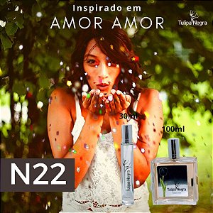 Perfume Tulipa Negra N 22 - Amor Amor